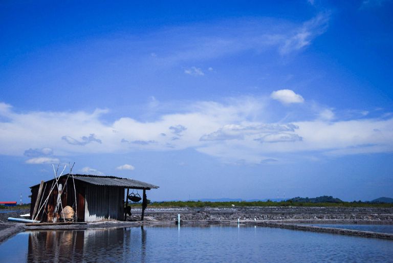 Rural wooden house near Kampot